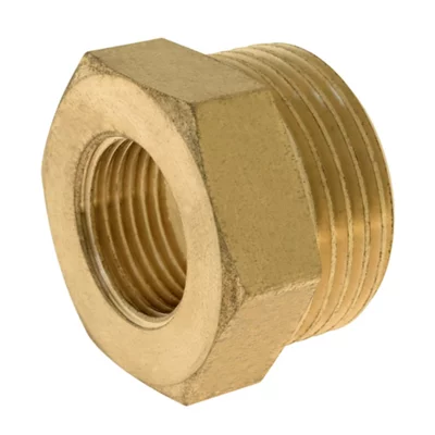 Réduction laiton Mâle 20/27 (3/4") - Femelle 12/17 (3/8")