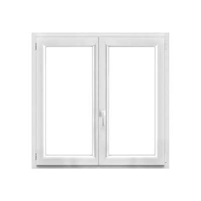 Fenêtre PVC blanc oscillo-battante 2 vantaux h.105 x l.120 cm