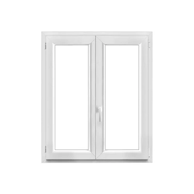 Fenêtre PVC blanc oscillo-battante 2 vantaux - H.115 x L.100 cm