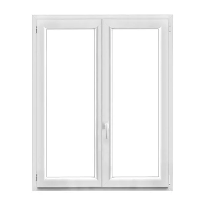 Fenêtre PVC blanc oscillo-battante 2 vantaux h.145 x l.120 cm