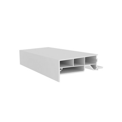 Tapée pour isolation fenêtre PVC - Blanc - Ép. 120 mm