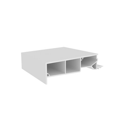 Tapée pour isolation fenêtre PVC - Blanc - Ép. 140 mm