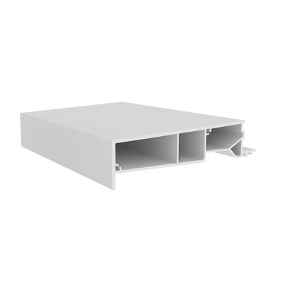Tapée pour isolation fenêtre PVC - Blanc - Ép. 160 mm