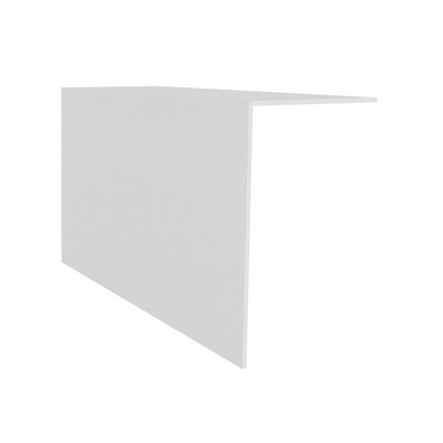 Habillage en L pour fenêtre PVC - Blanc - 6 x 4 cm