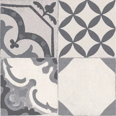 Carrelage de sol intérieur "Delicati" gris - l. 45 x L. 45 cm