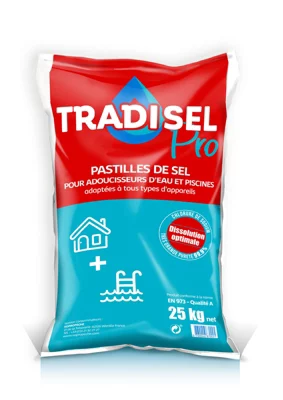 Pastilles de sel pour adoucisseurs d’eau - Sac 25 kg