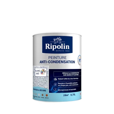 Peinture anti-condensation intérieur mat blanc 0,75L