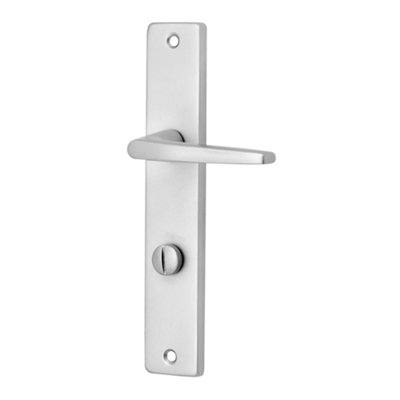 Poignée de porte "Cyriac" avec serrure à condamnation - Entraxe 195 mm