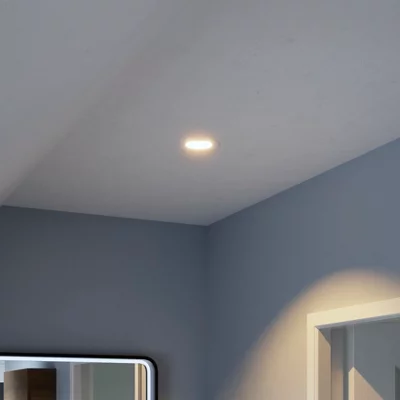 Spot encastrable GU10 IP 44 blanc "Ladislas"