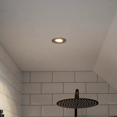 Spot led intégrée 345 lm IP 65 chrome "Raisene"