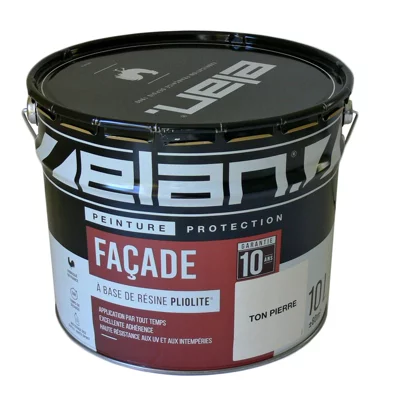 Peinture extérieure façade mat pliolite 10 L ton pierre