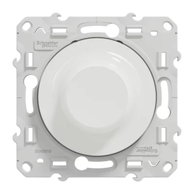 Variateur de lumière universel "Odace" blanc - Raccordement 2 ou 3 fils