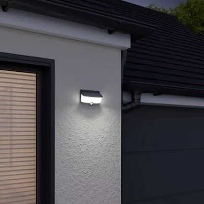 Applique mural solaire a detection 5000K