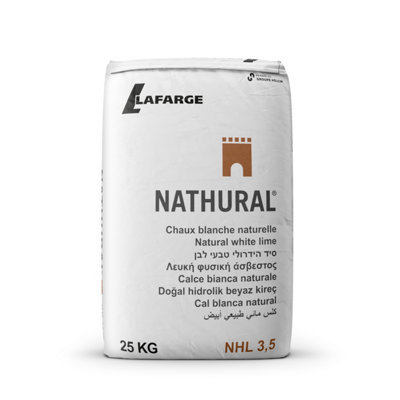 Chaux blanche Nathural NHL 3,5 - 25 kg.