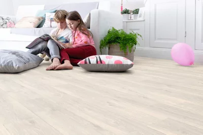 Lino sol PVC "Noma blanc" 4m