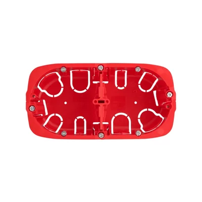 Boîte d'encastrement double cloison sèche Ø67 x P. 40 mm