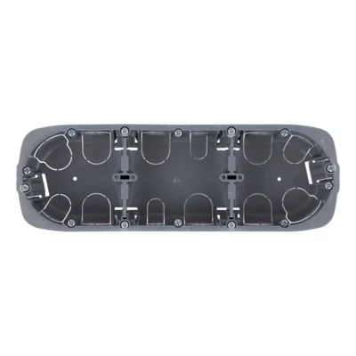 Boîte d'encastrement multimatériaux 3 postes Ø67 x P. 40 mm