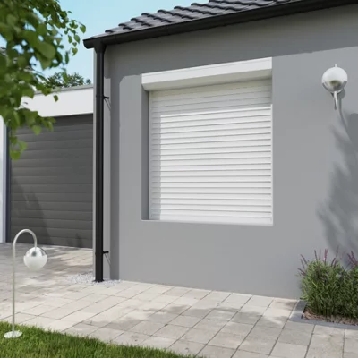 Volet roulant aluminium blanc 160 x 140 cm