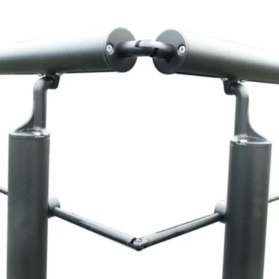Connecteur d'angle aluminium pour balustrade "Jorun"