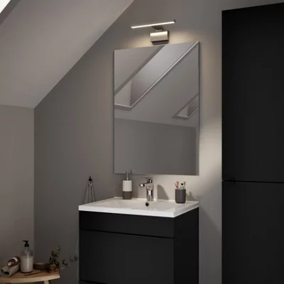 Applique Led miroir 30 cm chrome