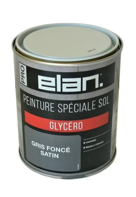 Peinture extérieur sol satin 0,75 L gris fonce