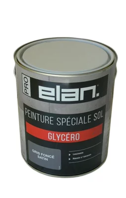 Peinture extérieur sol satin 2,5 L gris foncé
