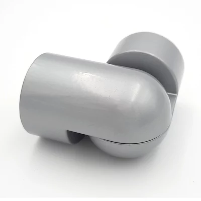 Connecteur d'angle arrondie ajustable ⌀8 cm x H. 4 cm
