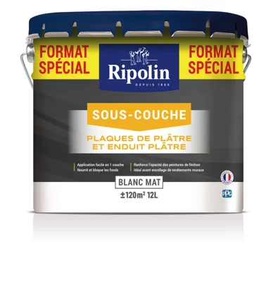 Sous couche plaque et enduit plâtre 12 L
