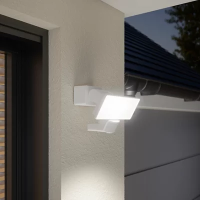 Projecteur à détection de mouvements Dircao IP65 20 W - Blanc