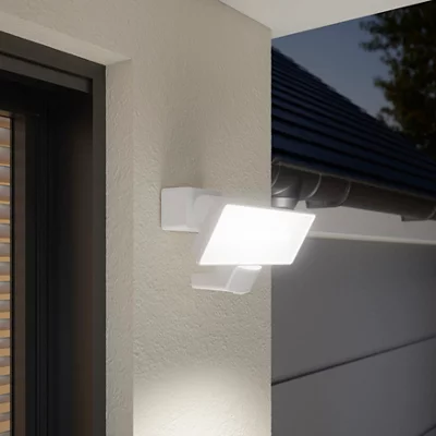 Projecteur à détection de mouvements Dircao IP65 30 W - Blanc