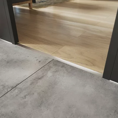 Profile de transition aluminium 1 m x 10 mm