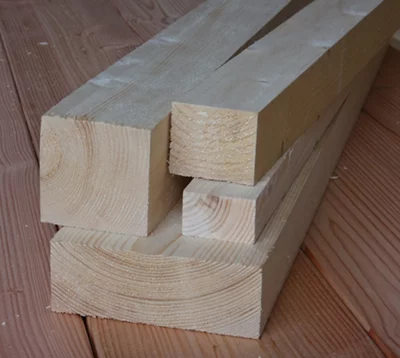 Tasseau en sapin brut L. 2,40 m section 63 x 75 mm