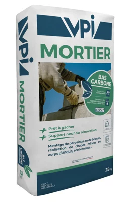 Mortier Bas carbone multi-usage - sac de 25 KG