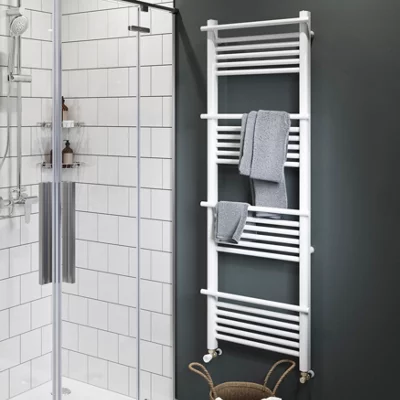 Sèche-serviettes "Natha" blanc - 631 W