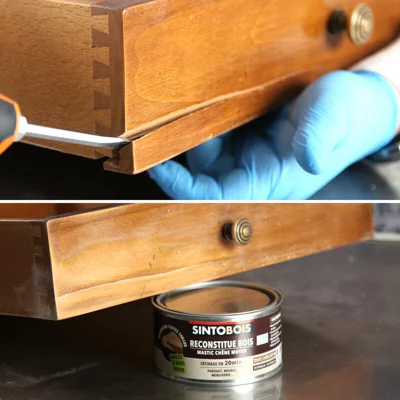 Reconstitue bois mastic chêne 198g