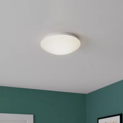 Plafonnier LED blanc rond "Dorian"