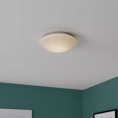 Plafonnier LED blanc rond "Leto"
