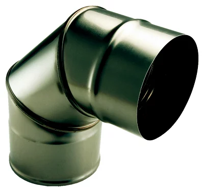 Coude simple en inox Ø 150 mm - angle 45°