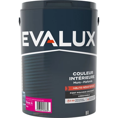 Peinture intérieure haute résistance Base A Mat 5 L