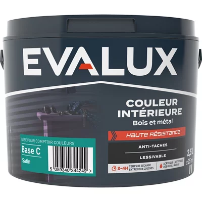 Peinture intérieure bois métal Base C Satin 2,5 L