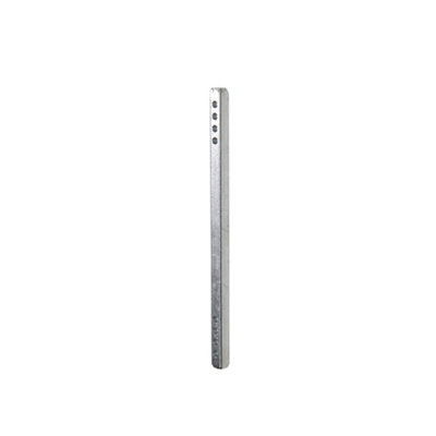 Carré pour poignée de porte percé "Edig" - H. 6 x L. 120 mm