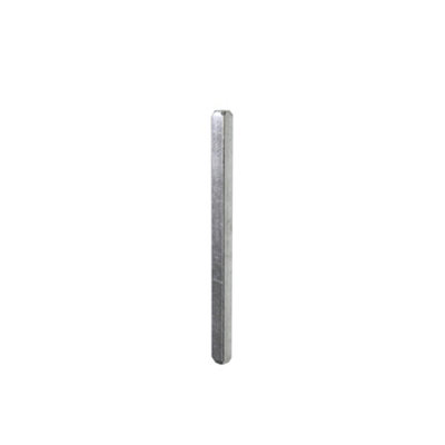 Carré pour poignée de porte pas percé "Edig" - H. 7 x L. 110 mm