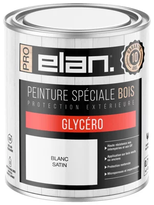 Peinture extérieur bois satin 0,75 L blanc