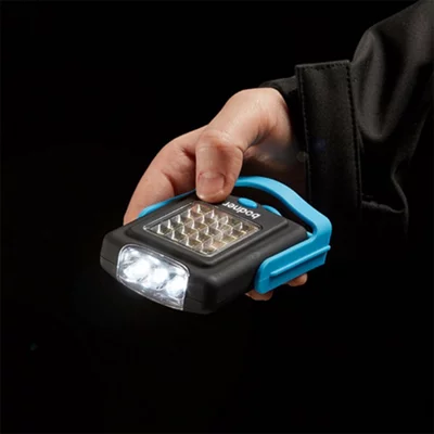 Lampe torche carré LED bleue - 220 lm