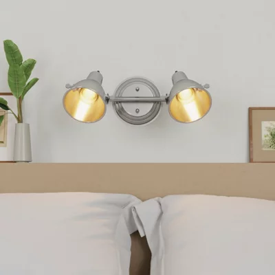 2 Spots GU10 chrome - "Pervenche"
