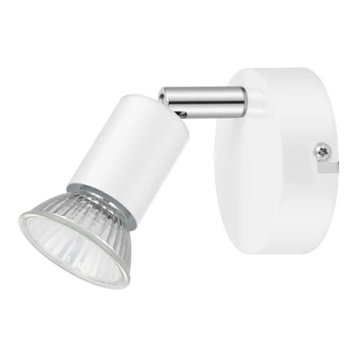 1 Spot GU10 blanc à visser 7 W 220 - 240V