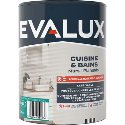 Peinture cuisine et bains Base C Satin 1 L