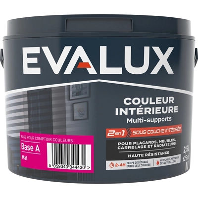 Peinture multi-supports Base A mat 2,5 L