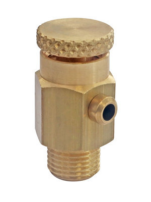 Purgeur d'air à volant pour radiateur - M5/10 (1/8")