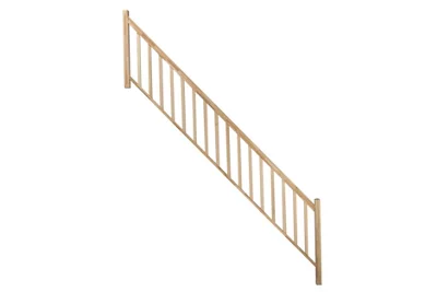 Balustrade verticale en hêtre "Fineas" escalier droit